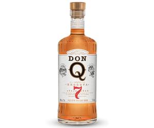 Don Q Reserva 7 Year Old Rum 70cl, 40 percent ABV - Puerto Rican Aged Rum, Minimum 7 Years in American White Oak - Silky Vanilla, Oak Spice & Caramel - Great for Classic Cocktails & Premium Gifting