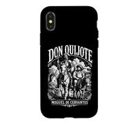 Don Quijote de la Mancha Miguel de Cervantes Woodcut Case for iPhone X/XS