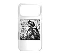 Don Quijote The Impossible Dream Woodcut Black Print Case for iPhone 17 Pro Max