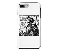 Don Quijote The Impossible Dream Woodcut Black Print Case for iPhone 7 Plus/8 Plus