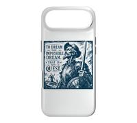 Don Quijote The Impossible Dream Woodcut Navy Print Case for iPhone Air