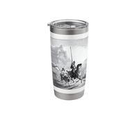Don Quixote and Sancho Setting Out by Gustave Dore (1863) Stainless Steel Insulated Tumbler