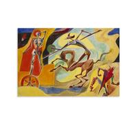 Don Quixote And The Chariot of Death France Poster Decorative Painting Canvas Wall Art Living Room Poster Bedroom Painting, Wall Art Picture Print Modern Family Room Decor 20 x 30 Inches (50 x 75 cm)