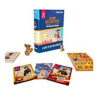 Don Quixote: The Ingenious Hidalgo | Fun and Clever Family Board Game for 2-6 Players | Based on the World's Most Read Novel | Easy to Learn for Age 8+, 20min gameplay, with Bonus Online Content