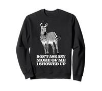 Don’t Ask Any More of Me - Spoonie Zebra Advocacy Design Sweatshirt