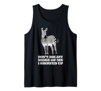 Don’t Ask Any More of Me - Spoonie Zebra Advocacy Design Tank Top