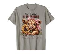 Don’t Be a Part of The Problem Be The Whole Problem Cute Cow T-Shirt