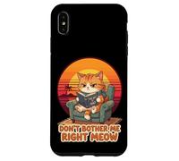 Don’t Bother Me Right Meow Reading Cat Meme Case for iPhone XS Max