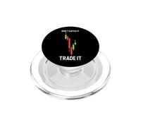 Don’t Catch It Trade It - Trading Strategy Distressed Design PopSockets PopGrip for MagSafe