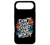 Don’t Ever Doubt Your Worth - Motivational Quote Case for iPhone Air