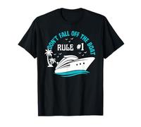 Don’t Fall Off The Boat Funny Cruise Vacation Rule T-Shirt