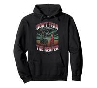 Don’t Fear the Reaper Skeleton and Human Scene Pullover Hoodie
