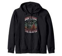 Don’t Fear the Reaper Skeleton and Human Scene Zip Hoodie