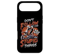 Don´t Follow Me I Do Stupid Things Motocross Dirt Bike Case for iPhone Air