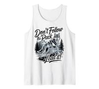 Don´t Follow The Pack Lead It Wolf Tank Top