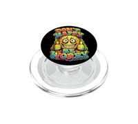 Don’t Happy Be Worry Retro Funny Sarcastic Mood Quote PopSockets PopGrip for MagSafe