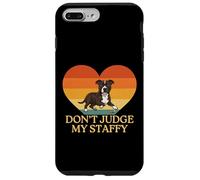 Don’t Judge My Staffy Funny Staffordshire Bull Terrier Owner Case for iPhone 7 Plus/8 Plus