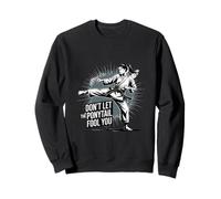 Don’t Let the Ponytail Fool You Female Karate Fighter Sweatshirt