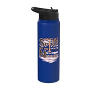 Don´t Let Your Spine Get On Your Nerves Chiropractic Stainless Steel Insulated Water Bottle