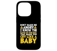 Don’t Make Me Angry Funny Physical Therapist PT Therapy Case for iPhone 14 Pro
