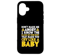 Don’t Make Me Angry Funny Physical Therapist PT Therapy Case for iPhone 16