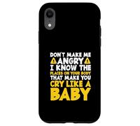 Don’t Make Me Angry Funny Physical Therapist PT Therapy Case for iPhone XR