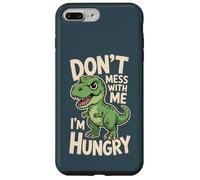 Don’t Mess With Me I’m Hungry Funny Dinosaur Cartoon Case for iPhone 7 Plus/8 Plus