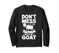 Don´t Mess with My Goat Cute Coat Pygmy Goat Farmer Long Sleeve T-Shirt