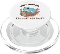 Don’t Mind Me I’ll Just Hop On by Cute Frog Nature Design PopSockets PopGrip for MagSafe