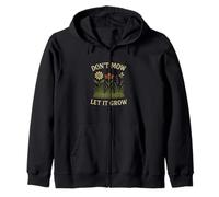 Don’t Mow Let It Grow No Mow May Native Plants Wildflowers Zip Hoodie