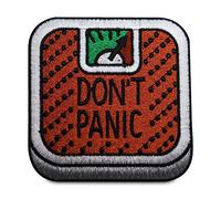 Don’t Panic Scale Patch | Funny Iron On, Humorous Applique, Sewing Badge, Repair Motif - Finally Home