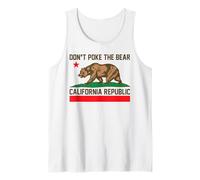 Don’t Poke The Bear California Republic California US State Tank Top