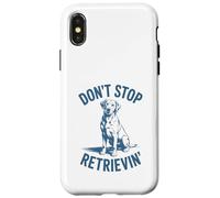 Don’t Stop Retrievin’ Funny Labrador Retriever Pun Case for iPhone X/XS