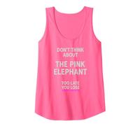 Don’t Think About The Pink Elephant Shirt Tank Top