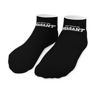 Don’t Touch Me Peasant Ankle Socks for Men Women Cushion Running Low Cut Socks