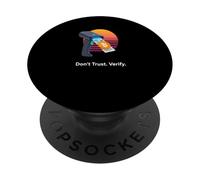 Don´t trust verify truth freedom proof self custody bitcoin PopSockets Adhesive PopGrip