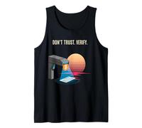 Don´t trust verify truth freedom proof self custody bitcoin Tank Top