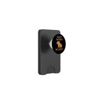 Don’t Worry Be Cappy Funny Capybara Retro Animal Lover PopSockets PopWallet for MagSafe