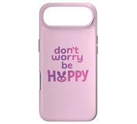 Don’t Worry Be Hoppy Cute Bunny Quote Case for iPhone Air