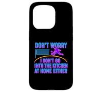 Don’t Worry I Don’t Go Into The Kitchen Pickleball Humor Case for iPhone 15 Pro