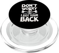Don’t Worry I Got Your Back Skeleton Joke PopSockets PopGrip for MagSafe