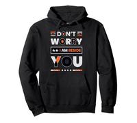 Don’t Worry I’m Beside You Minimalist Modern Pullover Hoodie