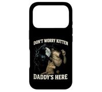 Don’t Worry Kitten Daddy’s Here Alpha Wolf Case for iPhone 17 Pro