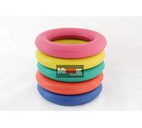 DON Tennikoit Ring Traditional Garden Throwing Game Pack Of 5 Colour Quoits