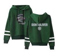 Don Toliver HARDSTONE Psycho Promise Land Harajuku Hoodies Clothes Casual Tops Sweatshirts (GREEN,L)