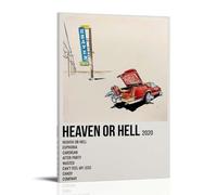 Don Toliver Heaven Or HellArt Canvas Print of Oil Paintings Reproduction Modern Canvas Print Artwork Abstract Landscape Pictures Printed on Canvas Wall Art for Home Office DecorationsFrame-style08x12i