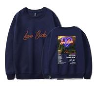Don Toliver Love Sick Album Crew Neck Sweater Clothes Casual Tops Crew Neck Sweatshirts (NAVY,4XL)