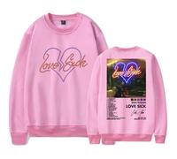Don Toliver Love Sick Album Crew Neck Sweater Clothes Casual Tops Crew Neck Sweatshirts (PINK,S)