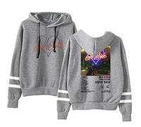 Don Toliver Love Sick Album Harajuku Hoodies Clothes Casual Tops Sweatshirts (GREY,3XL)