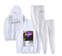 Don Toliver Love Sick Album Harajuku Spring Autumn Clothes Casual Suit Hoodies Sportswear (WHITE,XXL)